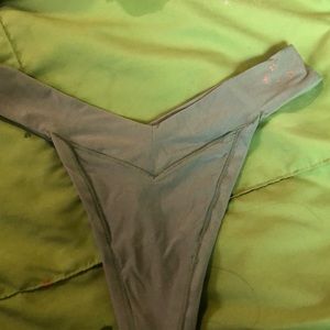 Aerie Green Super Soft Thong Underwear Lingerie